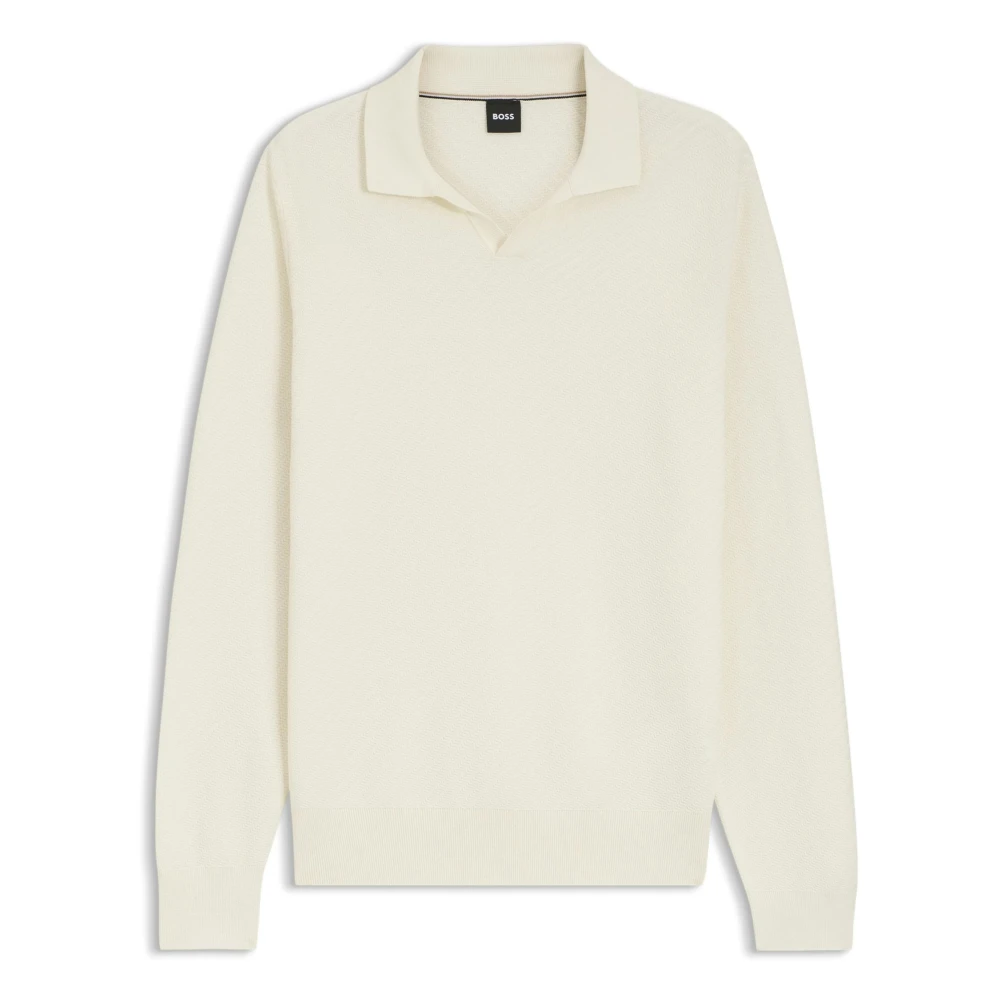 Boss Uomo Bianco Maglie, L, New,