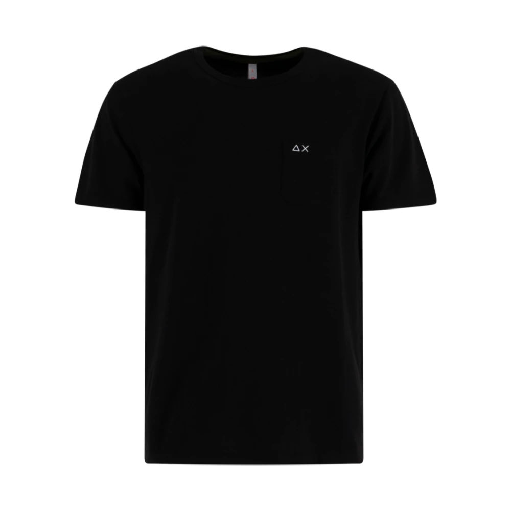 Sun68 Zwarte T-shirts en Polos Black Heren