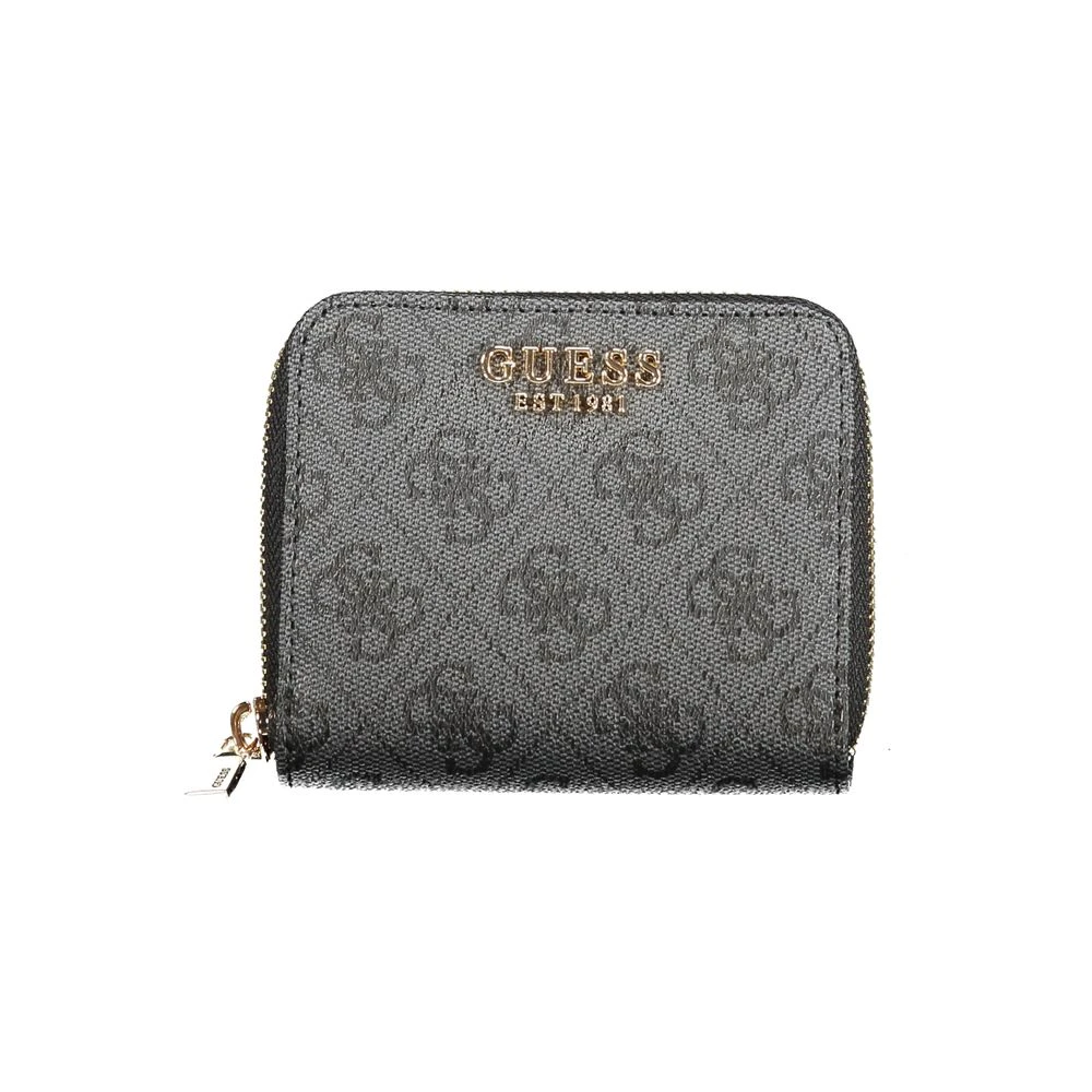 Guess Women's Black Polyethylene Wallet Laurel Ii Slg