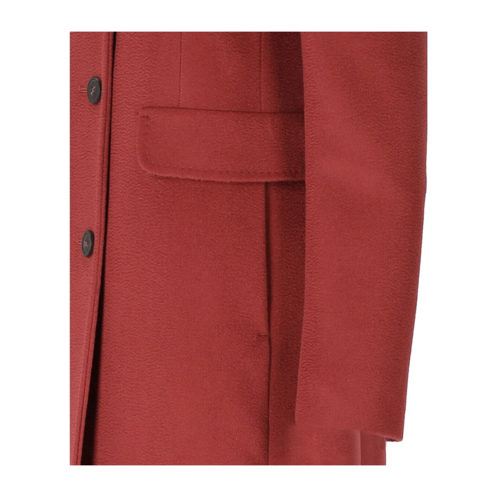 Max Mara Weekend Single-Breasted Coats Red Dames