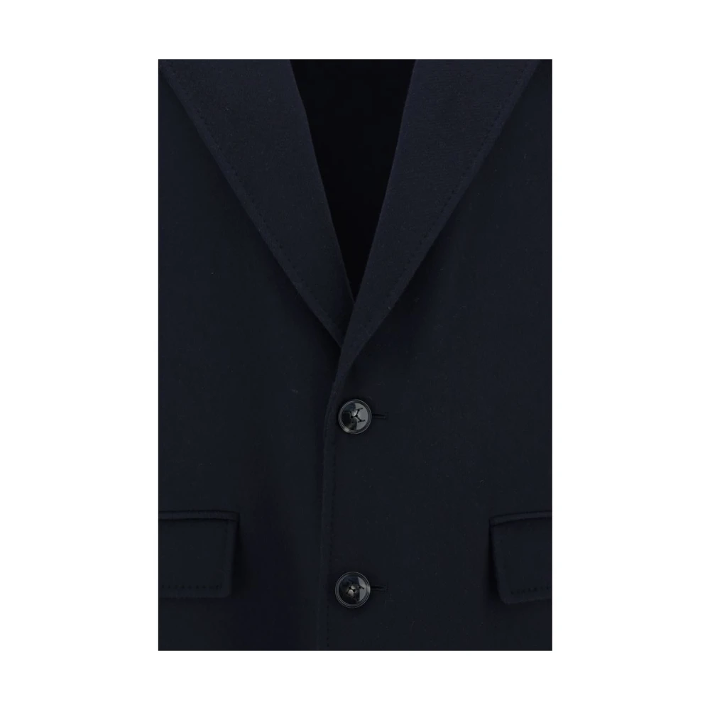 Kiton Kasjmierjas met klassieke revers Blue Heren