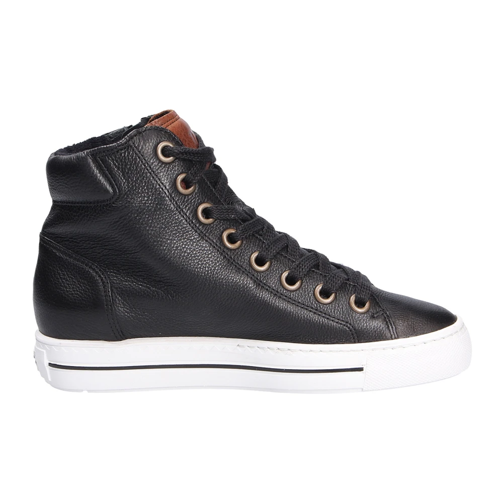 Paul Leren Vetersneaker Dames Schoenen Zwart