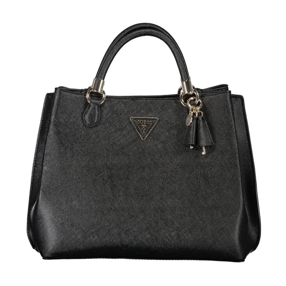 Guess Zwarte handtas met meerdere compartimenten Black Dames