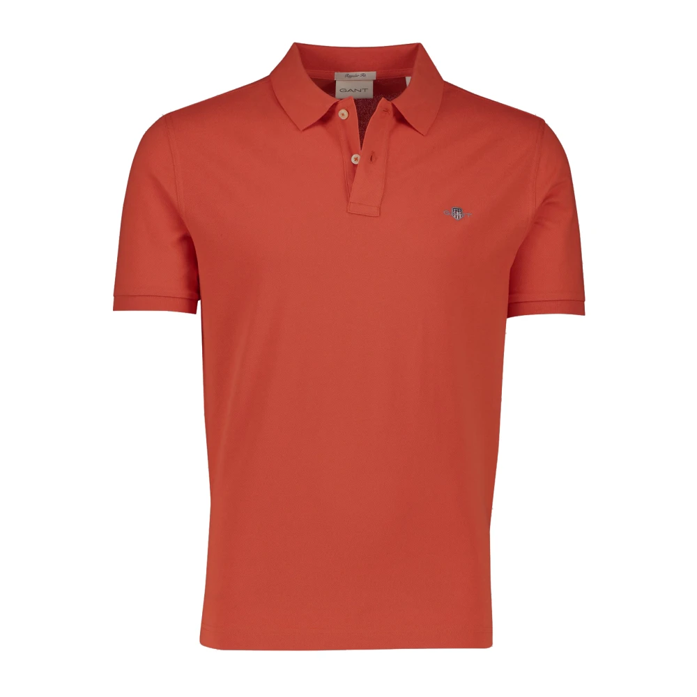 Gant Regular fit poloshirt met labelstitching model 'SHIELD'