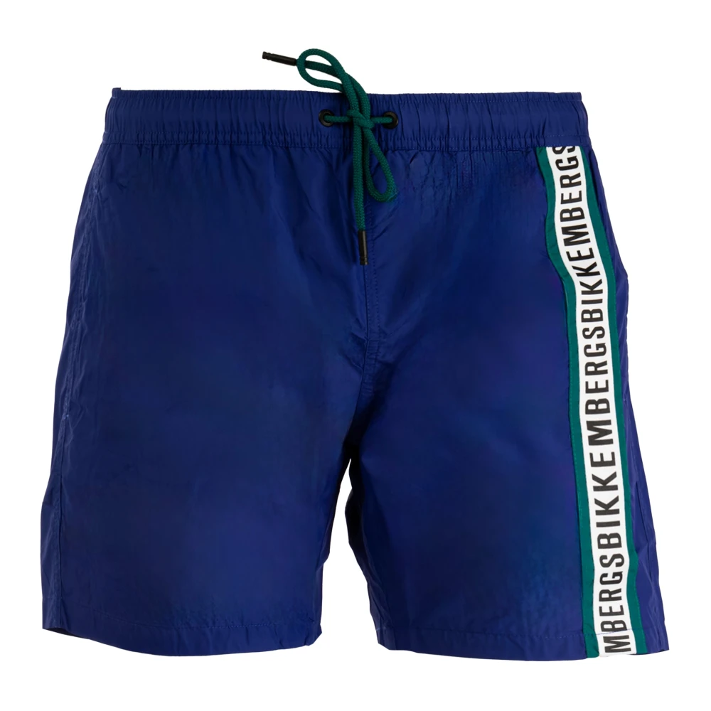 Bikkembergs Medium Boardshort elegant stijl kostuum Blue Heren