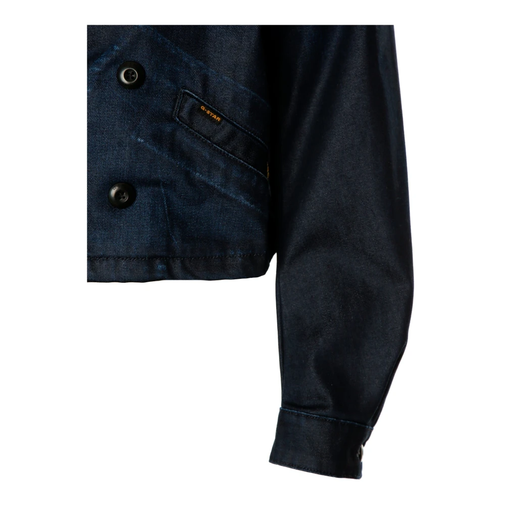 G-Star Cropped Peacoat Jacket Blue Heren