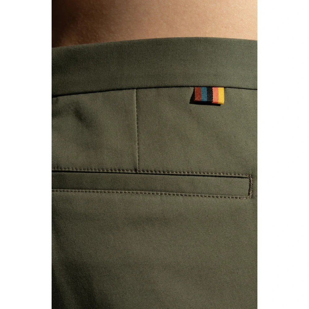 Paul Smith Katoenen broek Green Heren