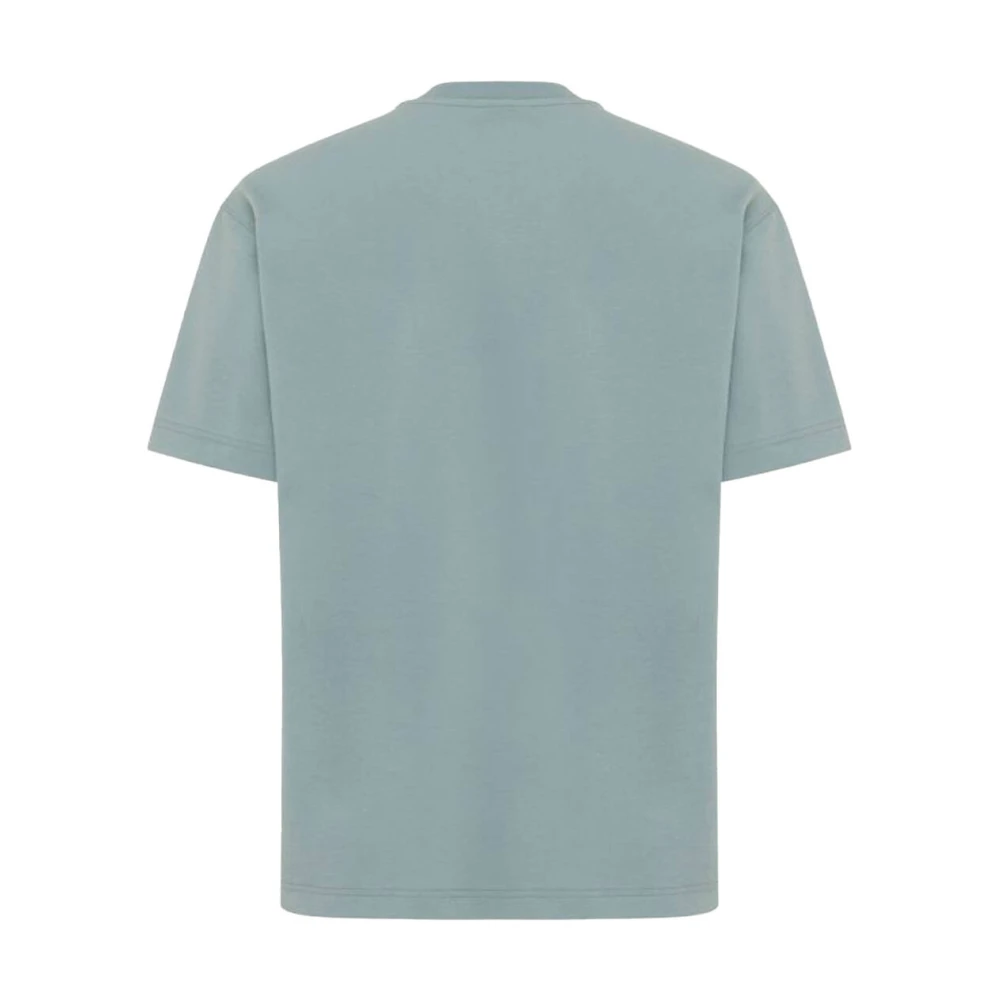 Genti Korte Mouw T-shirt Green Heren