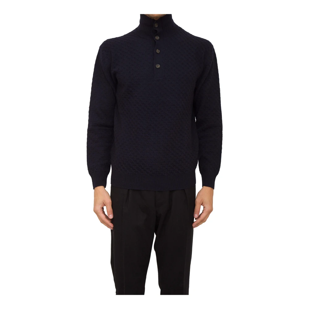 Paolo Pecora Blauwe Coltrui Blue Heren
