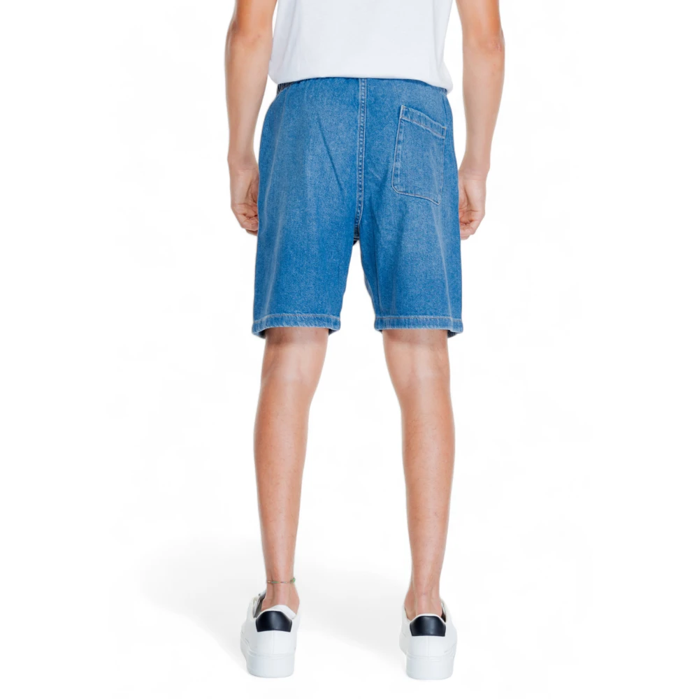 jack & jones Katoenen Jogger Shorts Lente Zomer Collectie Blue Heren