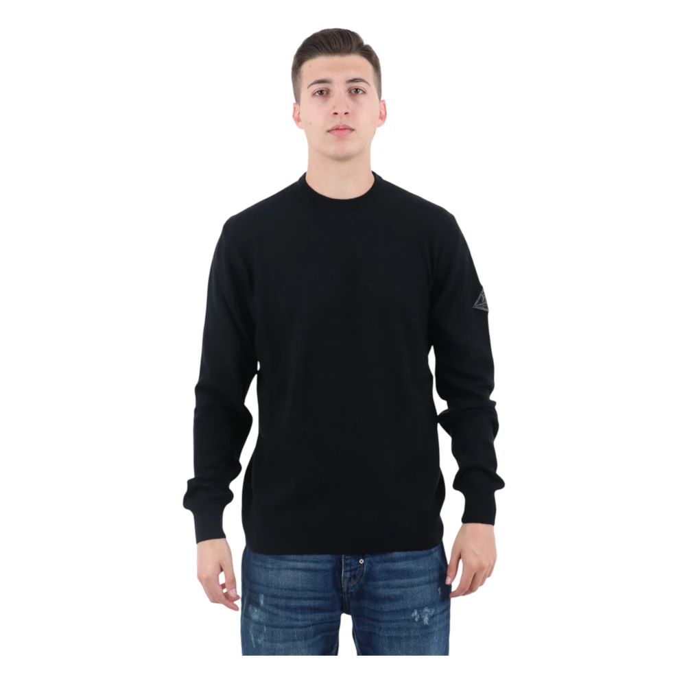 Roy Roger's Trui met ronde hals Black Heren