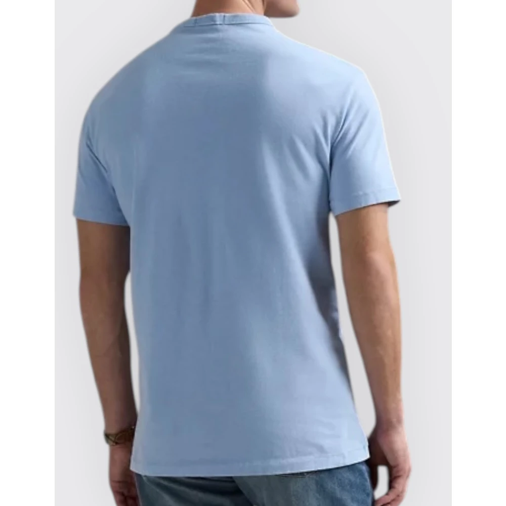 Polo Ralph Lauren Custom Slim-Fit Katoenen T-Shirt Blue Heren