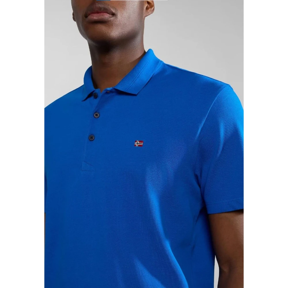 Napapijri Heren Polo Zomercollectie Blue Heren