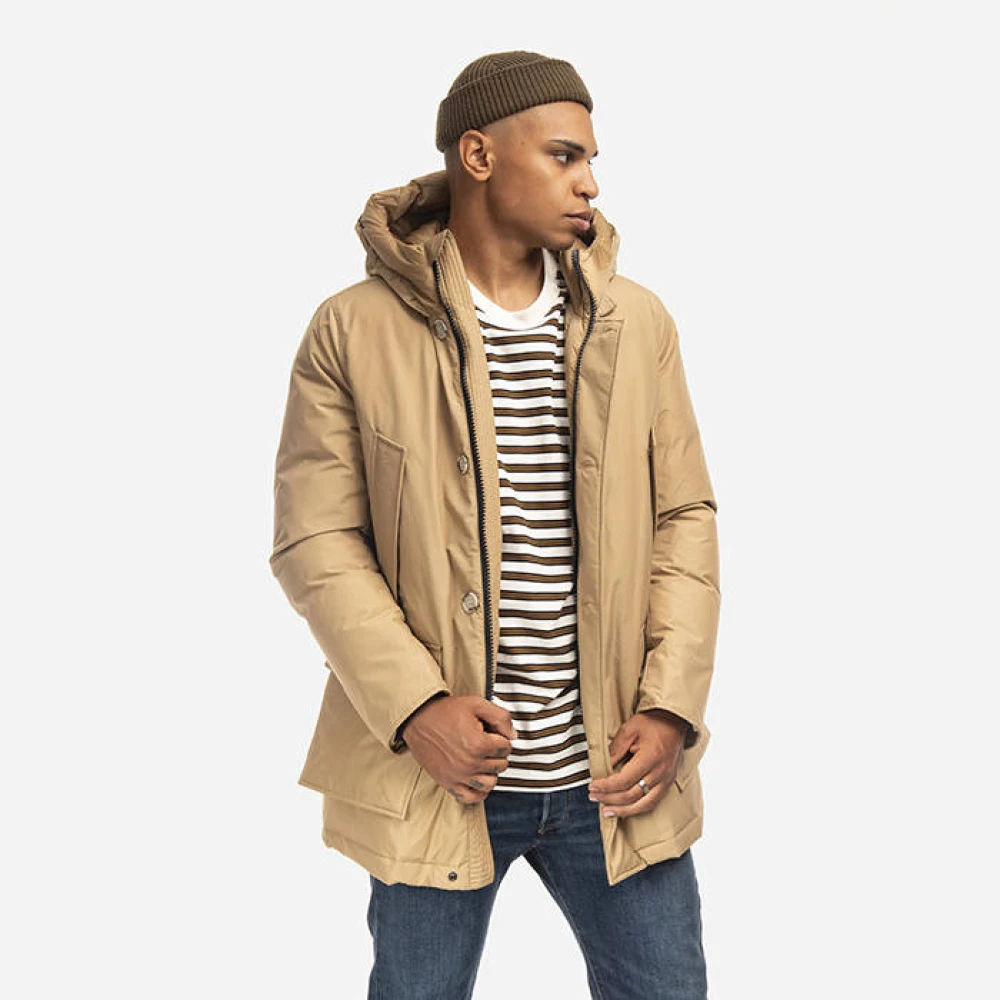 Woolrich Winterjas Beige Heren