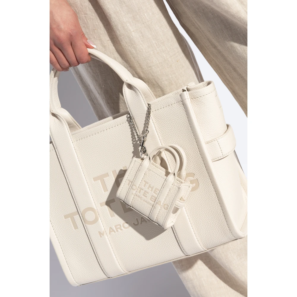 Marc Jacobs The Tote Nano Sleutelhanger White Dames