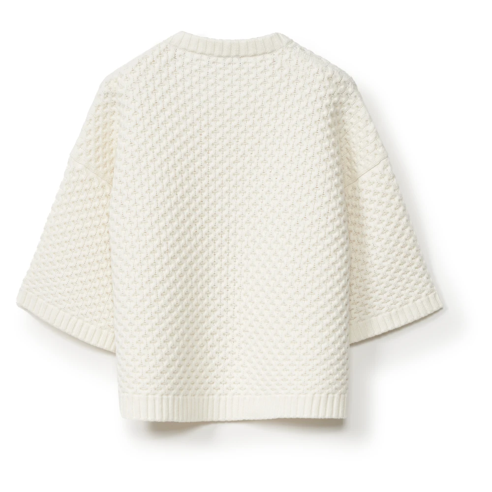 Fabiana Filippi Stijlvolle Sweater Collectie White Dames