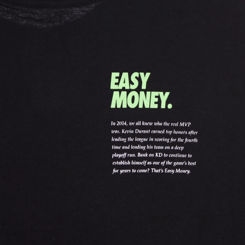 Nike Kevin Durant MVP T-shirt Brooklyn Nets Black Heren