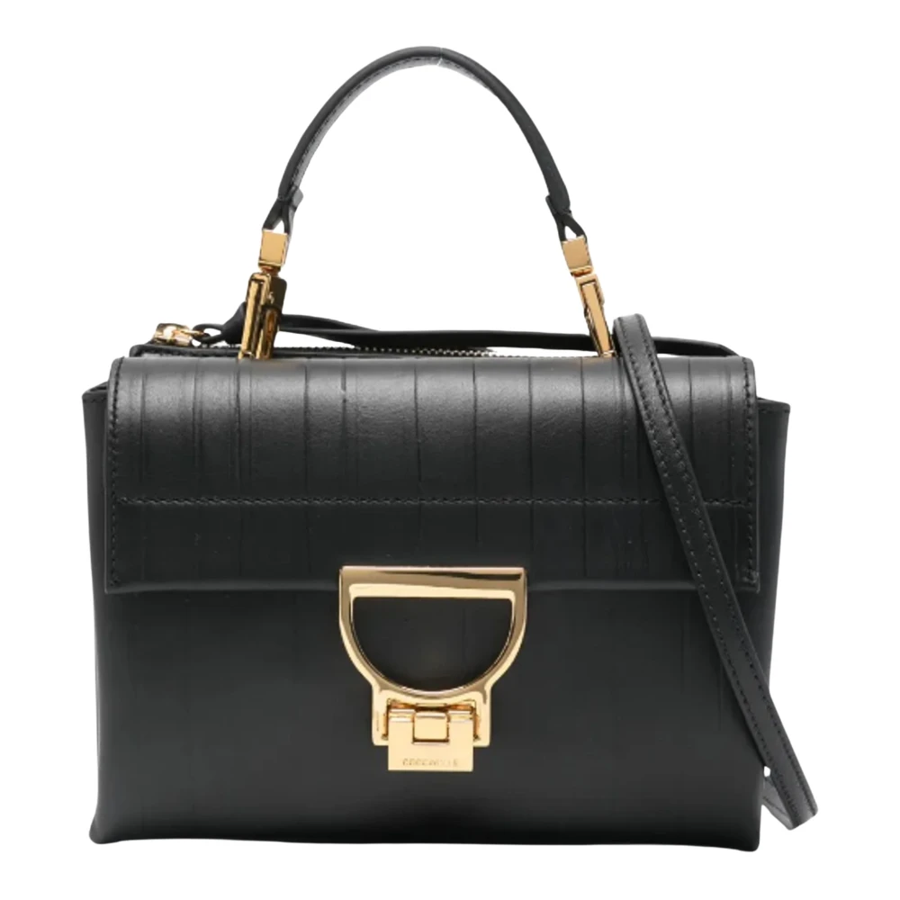 Coccinelle Women's Black Handbags, One Size, Borse Pelle