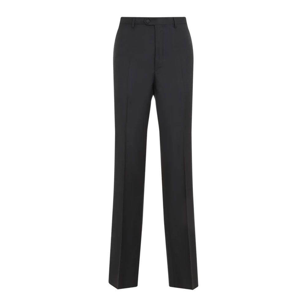 Lanvin Getailleerde antracietbroek Black Heren