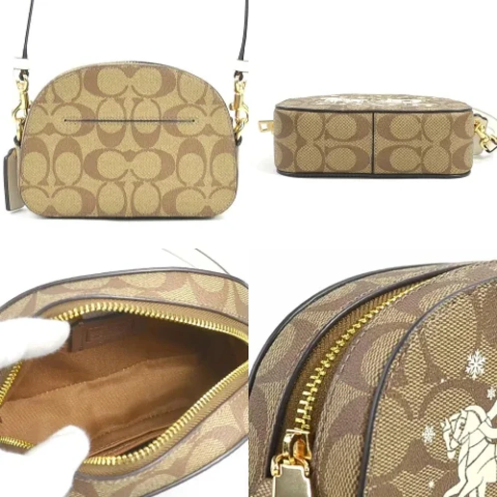 Coach Pre-owned Leather shoulder-bags Brown Dames
