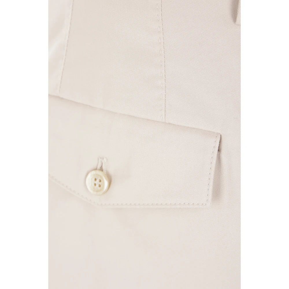 BRUNELLO CUCINELLI Beige Katoen Kasjmier Tweedelig Pak Pink Heren