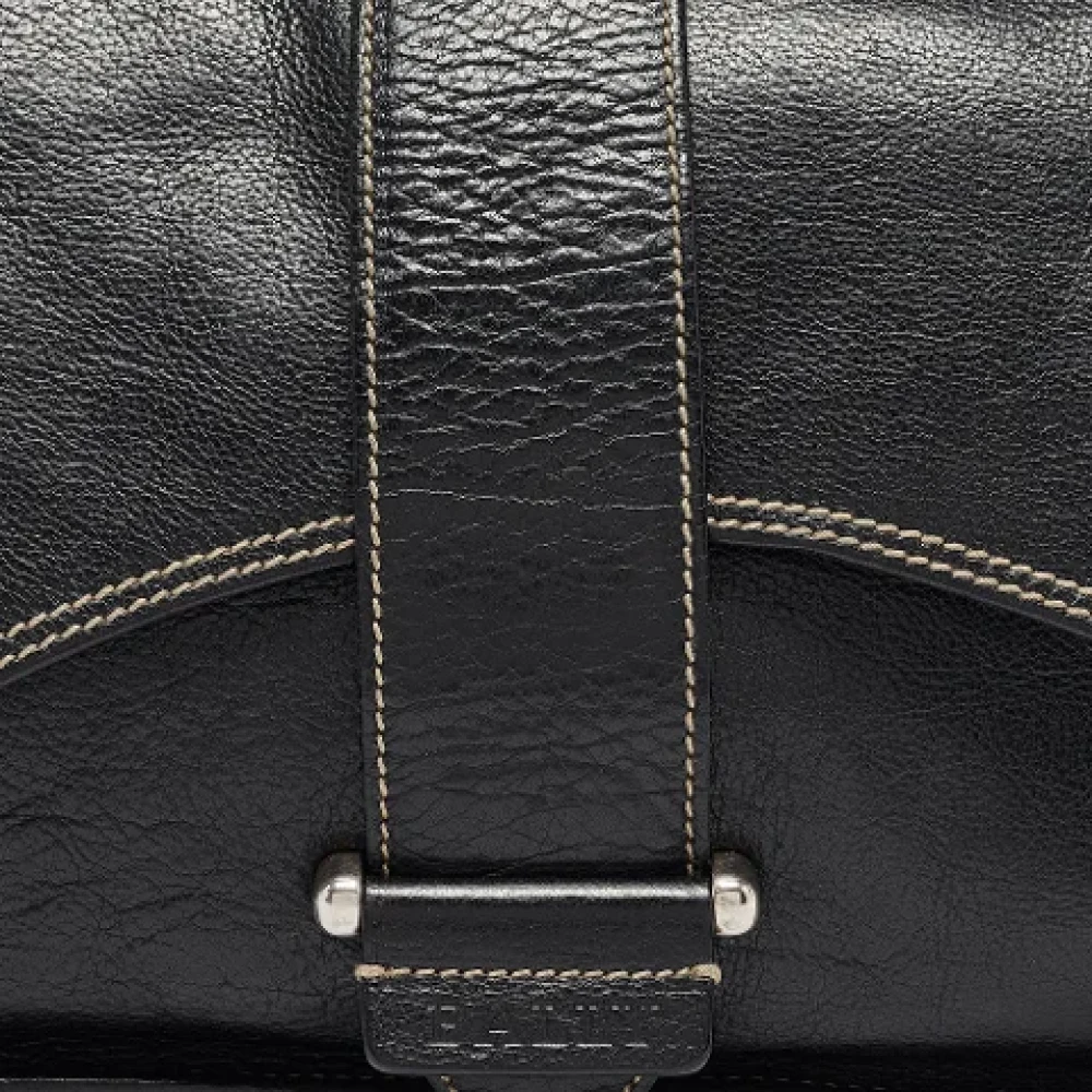 Bally Pre-owned Leather shoulder-bags Black Dames