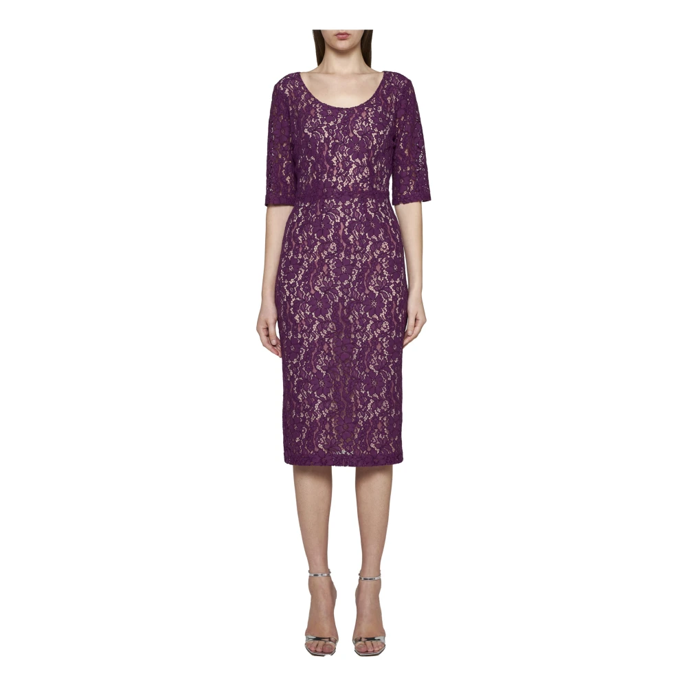 Blanca Vita Rode Elegante Jurk Purple Dames