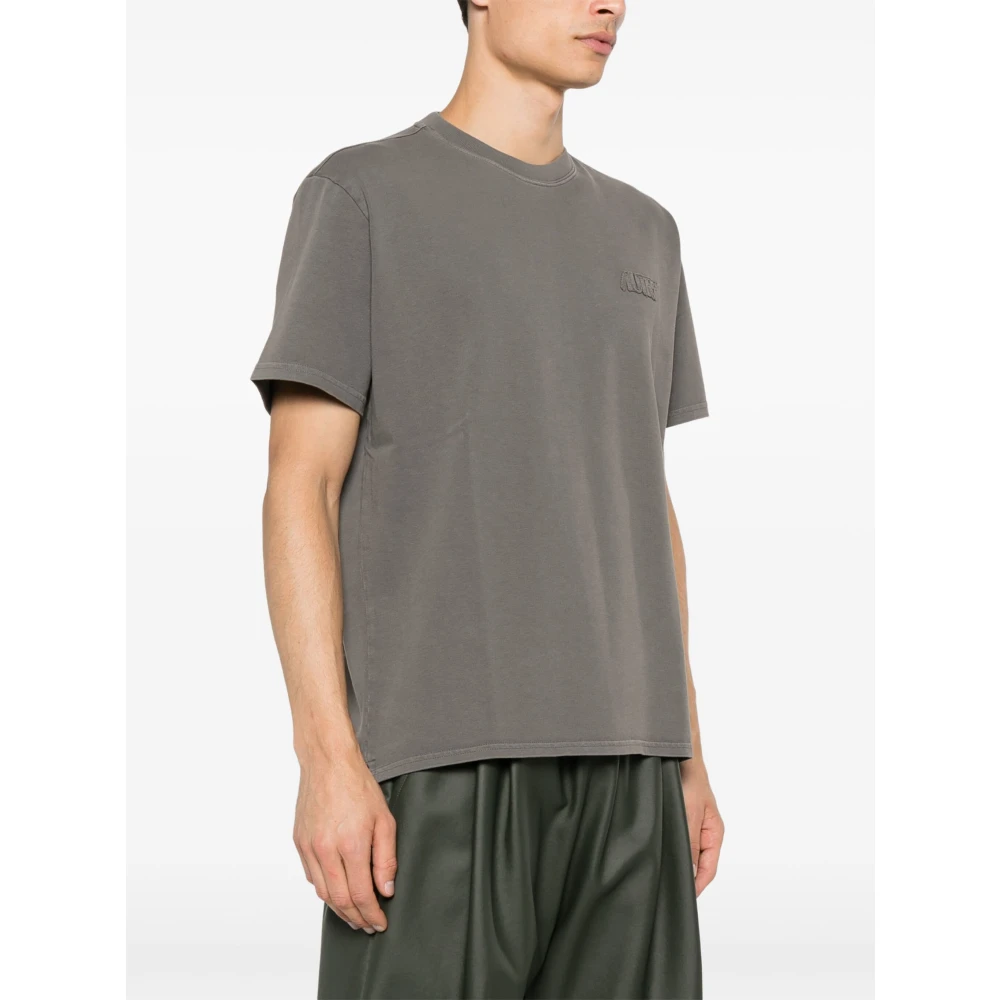 Autry Heavy Cotton T-Shirt Gray Heren