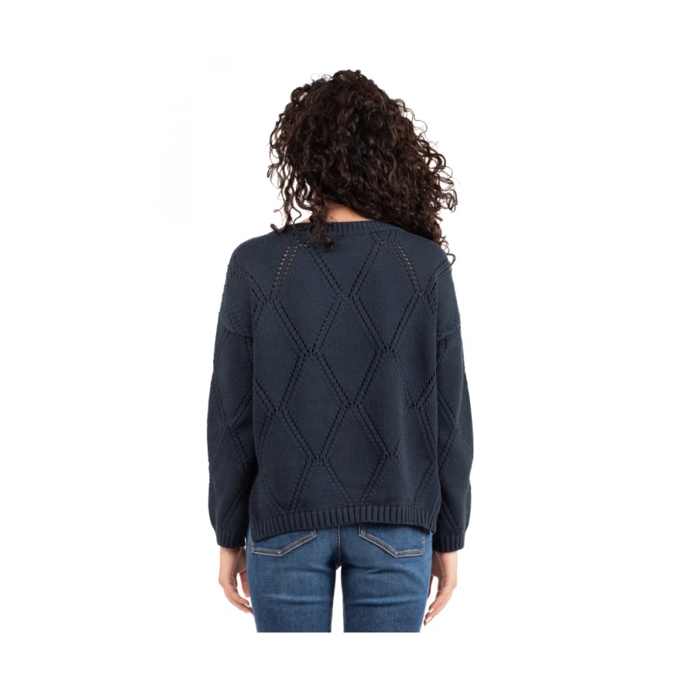 Weekend Dames Korte Mouw Top Blue Dames