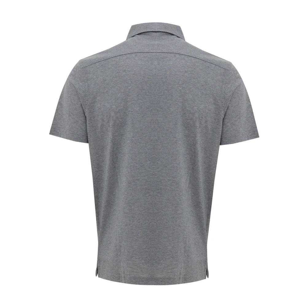 Corneliani Klassieke Grijze Polo Shirt Gemaakt in Italië Gray Heren