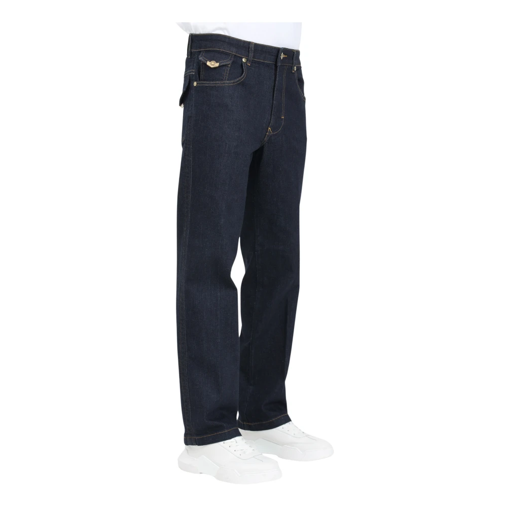 Versace Jeans Couture Klassieke Blauwe Heren Jeans Blue Heren