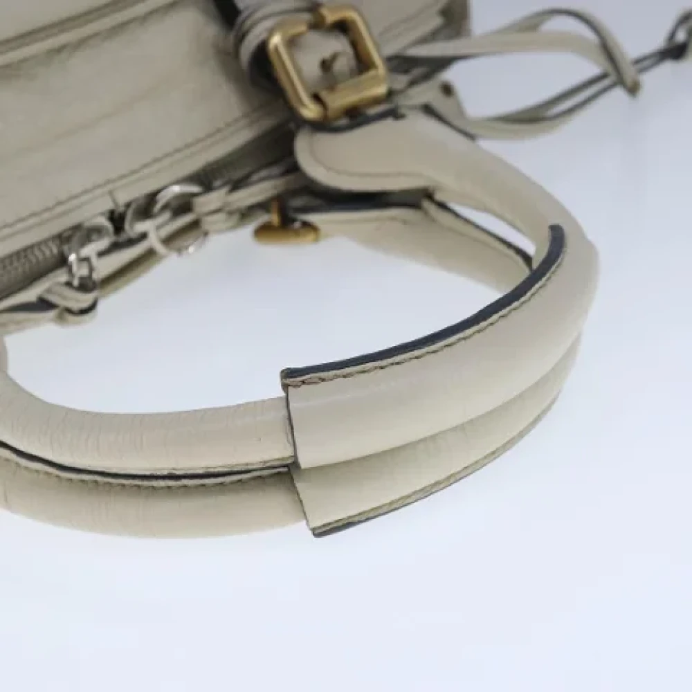 Chloé Pre-owned Leather handbags White Dames