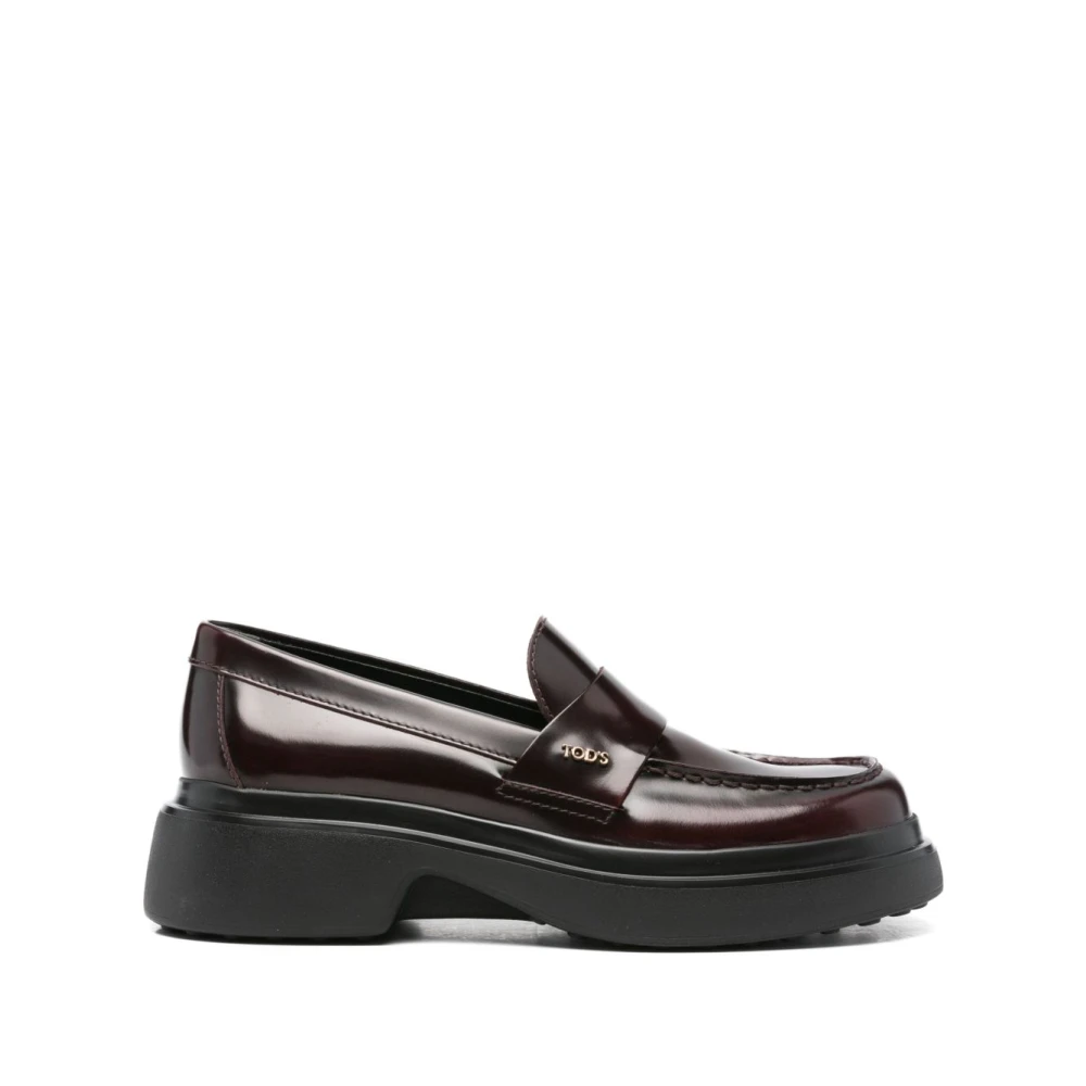 Tod's Women's Brown Loafers, 7 Uk, Leather Loafer