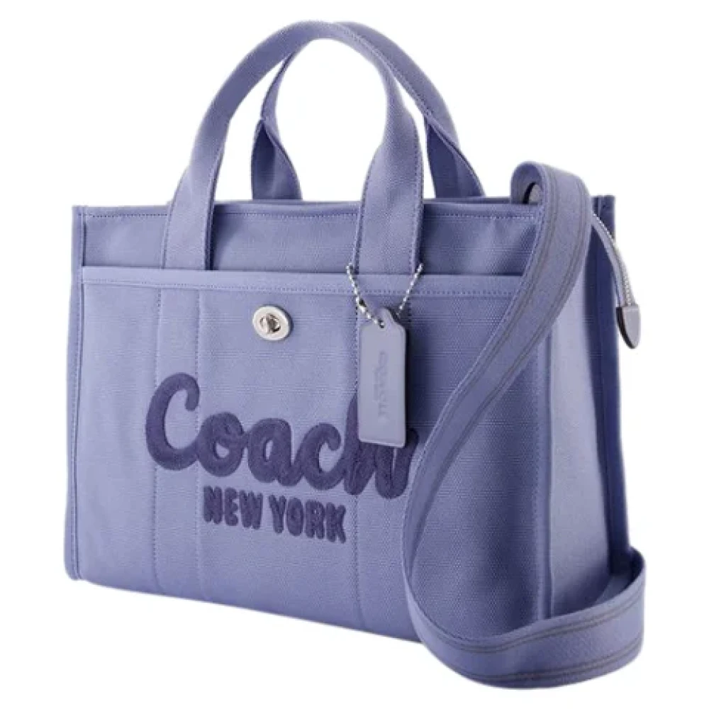 Coach Cotton shoulder-bags Blue Dames