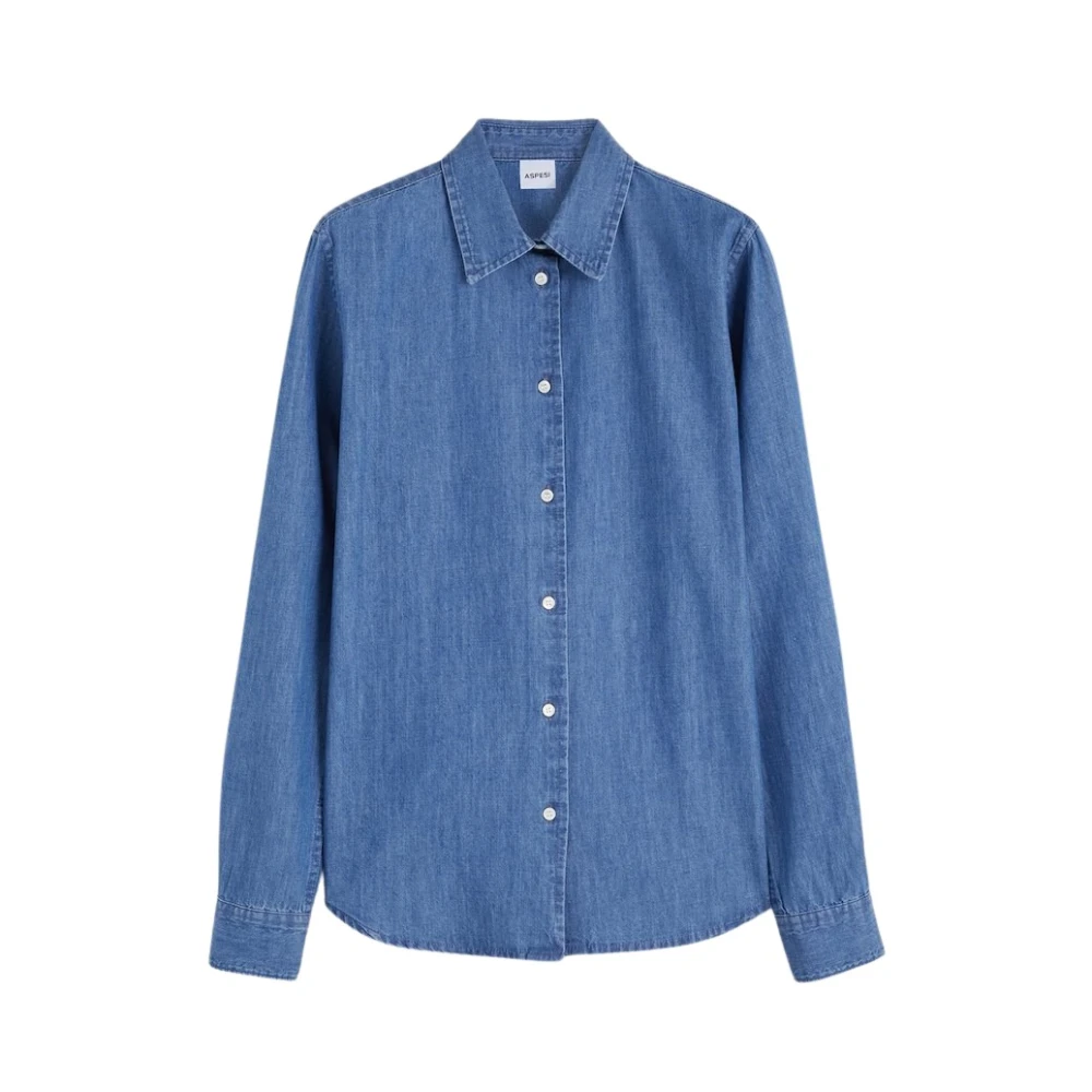 Blouses & Shirts > Denim Shirts - - Aspesi - Modalova