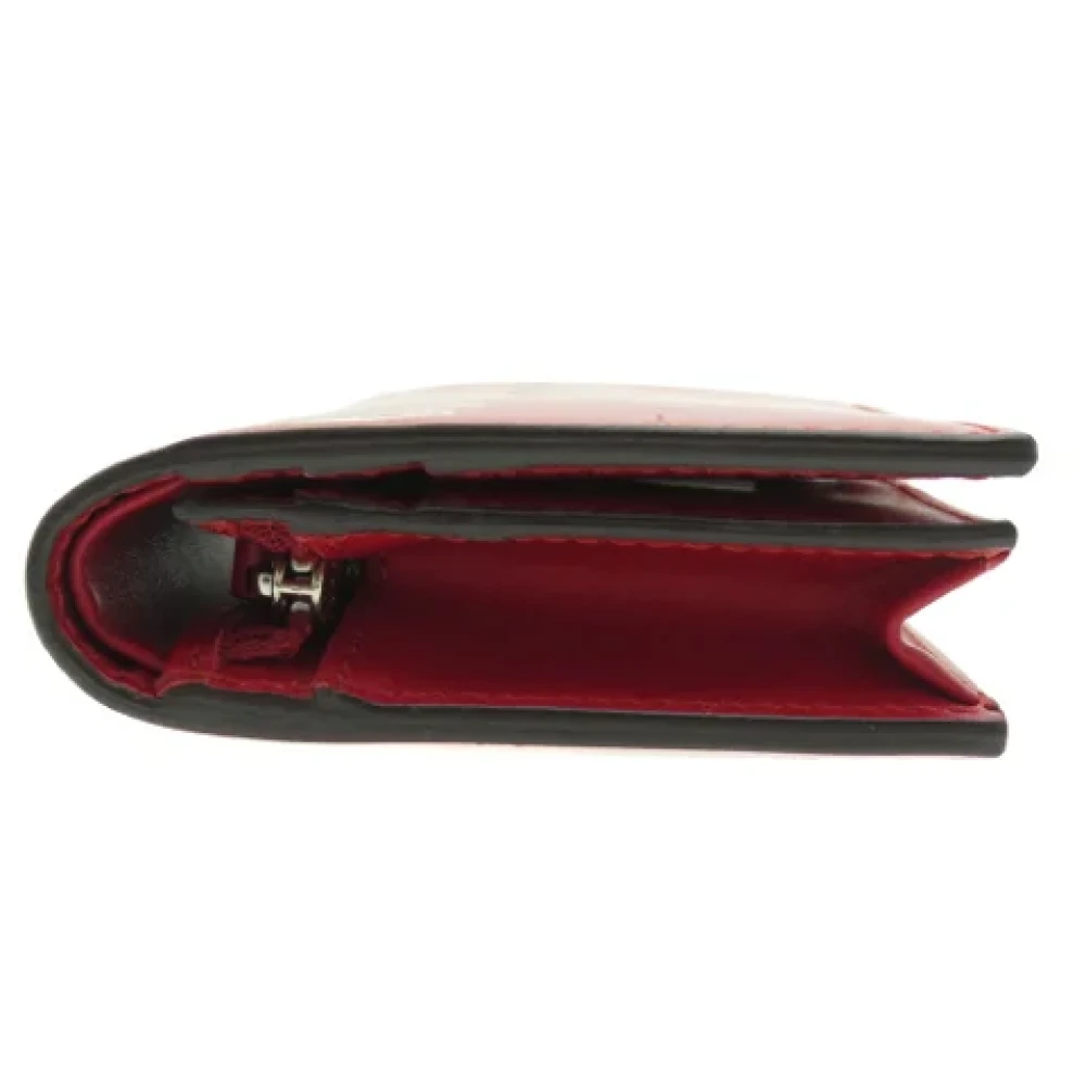 Gucci Vintage Pre-owned Leather wallets Red Dames