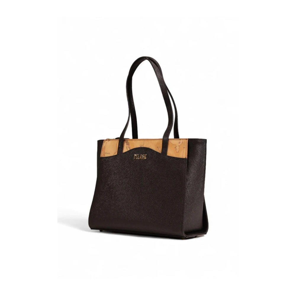 Alviero Martini 1a Classe Handtas met Katoenmix Black Dames