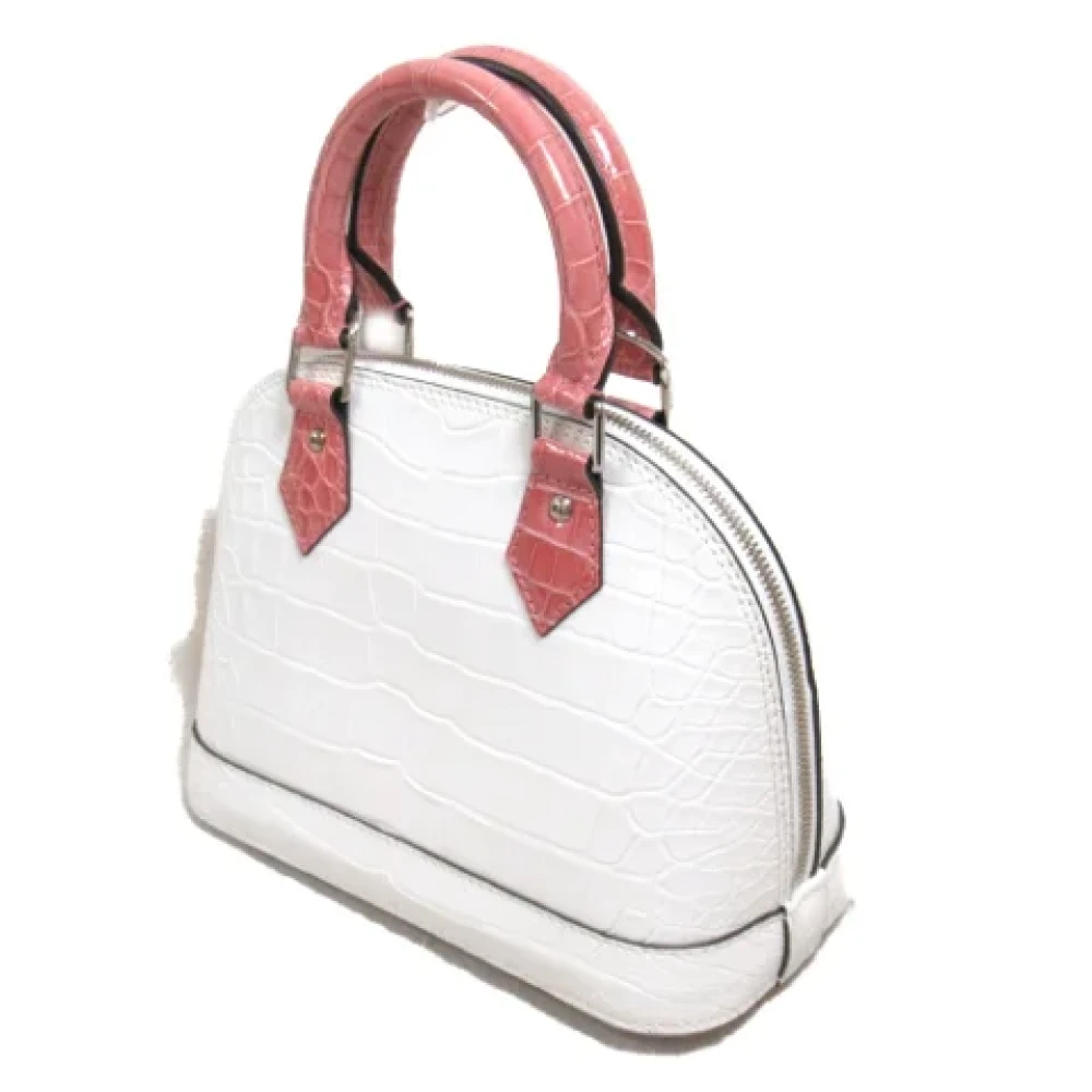 Louis Vuitton Vintage Pre-owned Plastic shoulder-bags White Dames