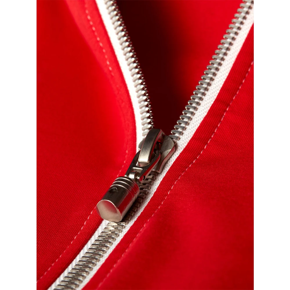 Borgo Adria Rood Rits Hoodie Red Dames