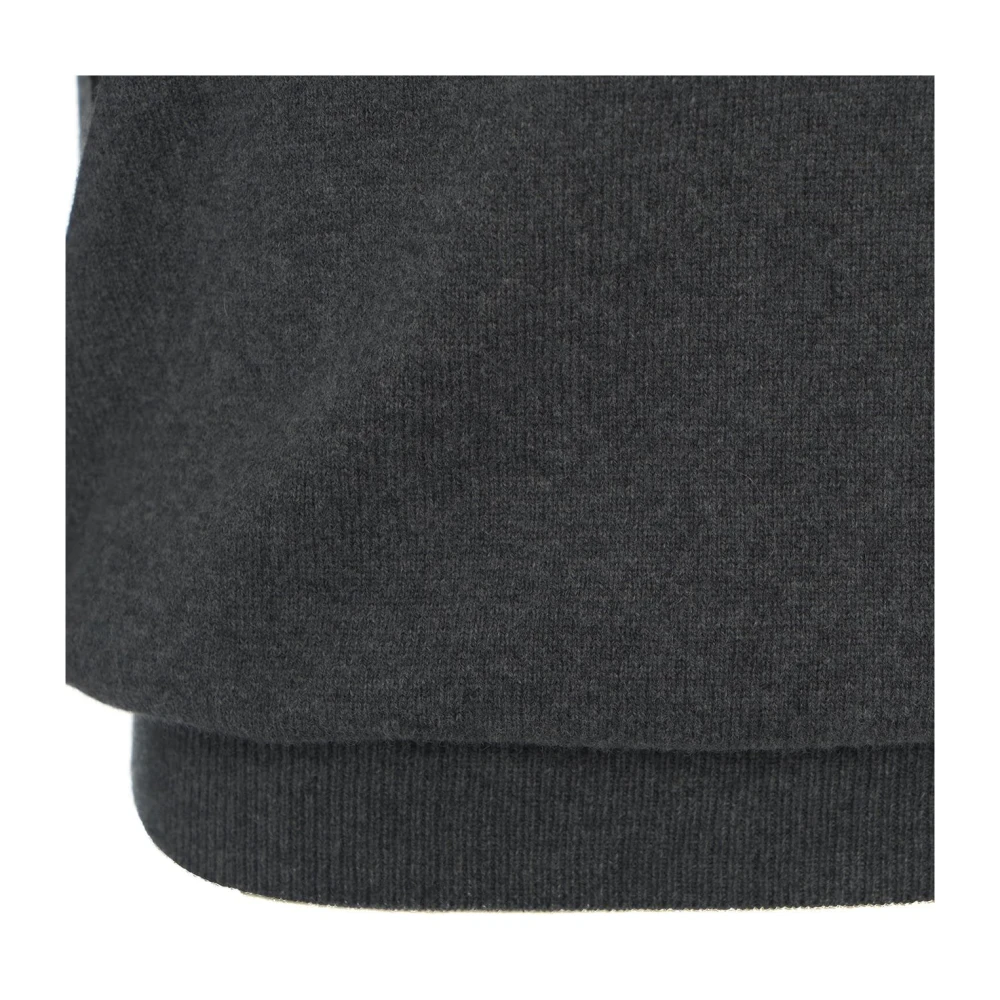 Ralph Lauren Grijze Coltrui Gebreide Kleding Aw24 Gray Heren