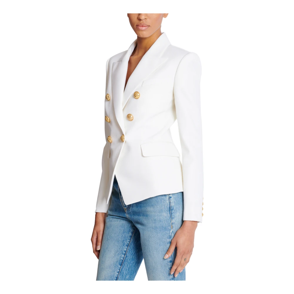 Balmain Blazers White Dames