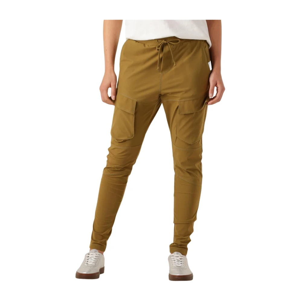 Penn&Ink N.Y Groene Linnen Broek voor Dames Green Dames
