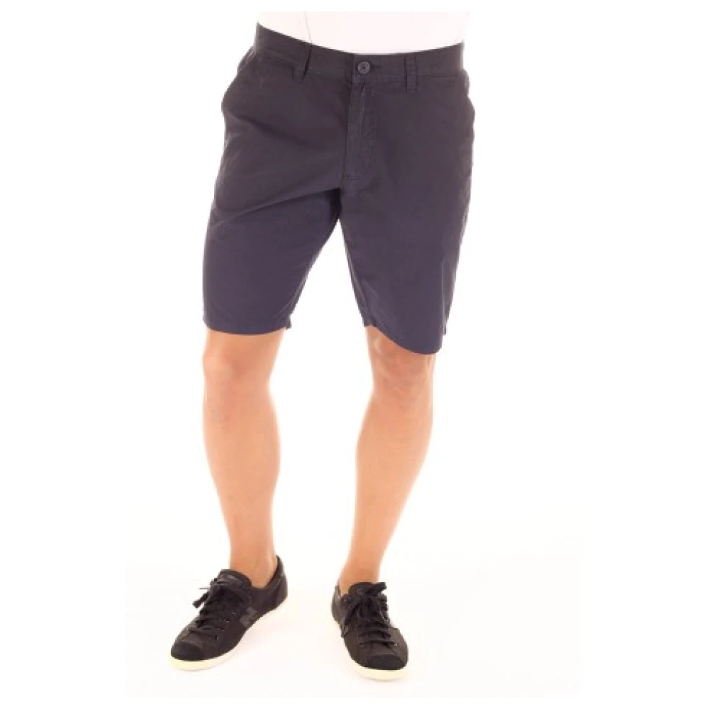 Napapijri Katoenen Bermuda Shorts voor Heren Blue Heren