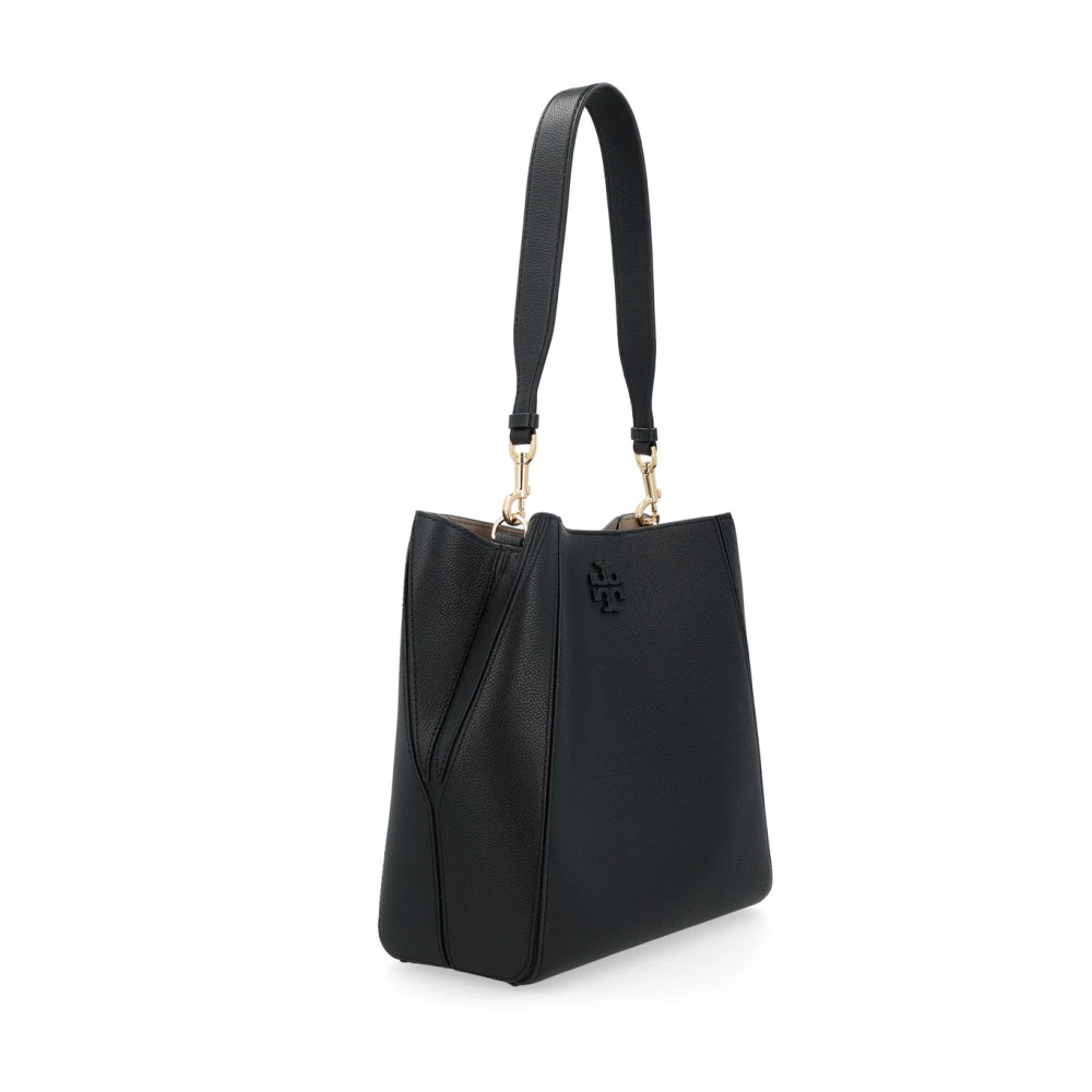 TORY BURCH McGraw Bucket Bag Black Dames