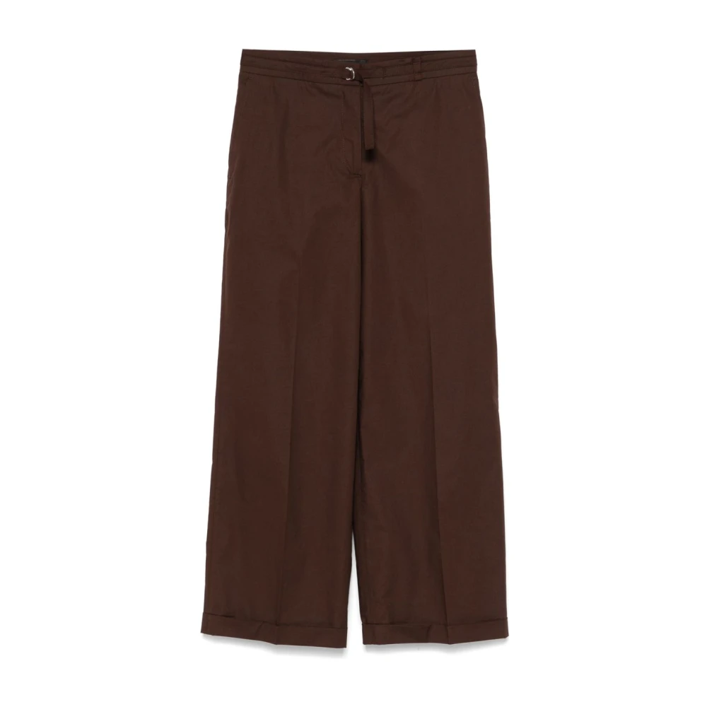 Seventy Bruine Broek met Verstelbare Sluiting Brown Dames