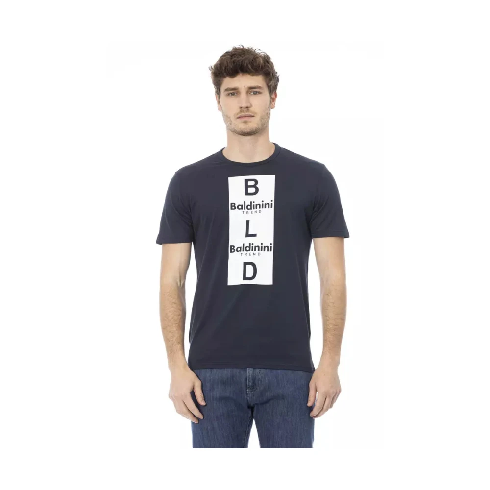 Baldinini Trend T-shirt met korte mouwen Blue Heren