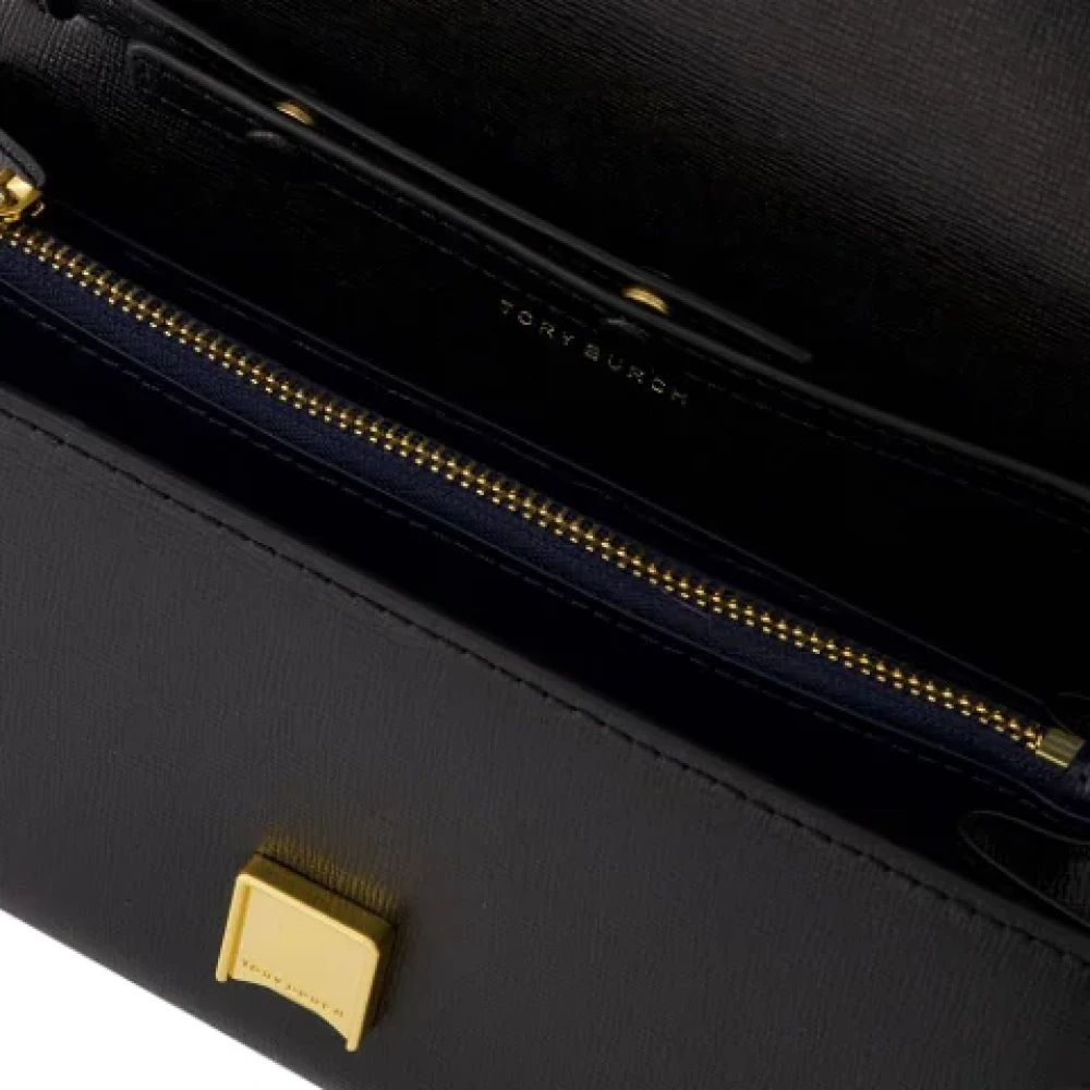 TORY BURCH Leather wallets Black Dames