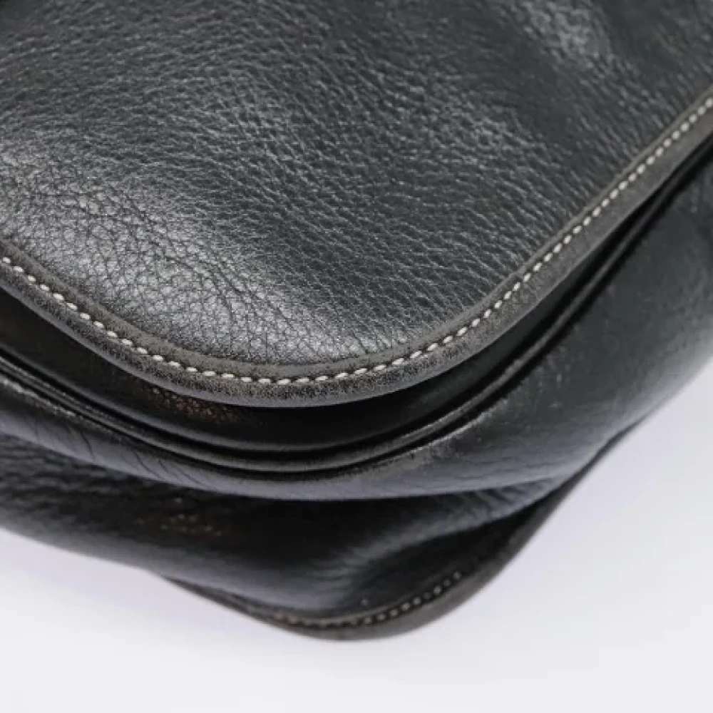Dior Vintage Pre-owned Leather dior-bags Black Dames