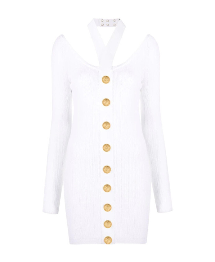 white-halterneck-knit-dress