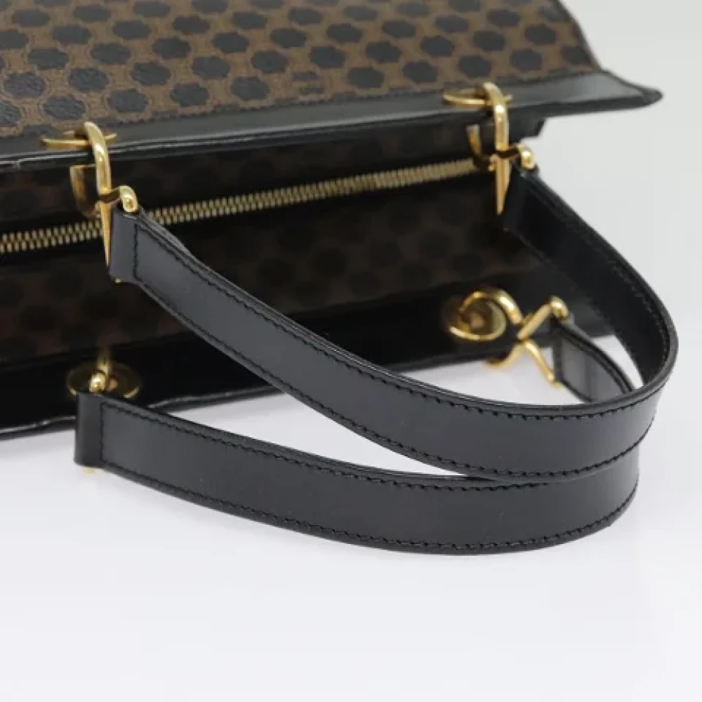 Celine Vintage Pre-owned Leather handbags Black Dames